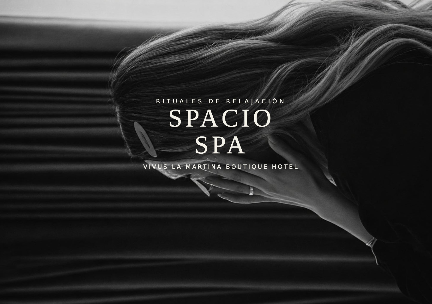 Spacio Spa menu, page 1 of 9.